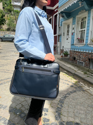 Lacivert Laptop Çanta