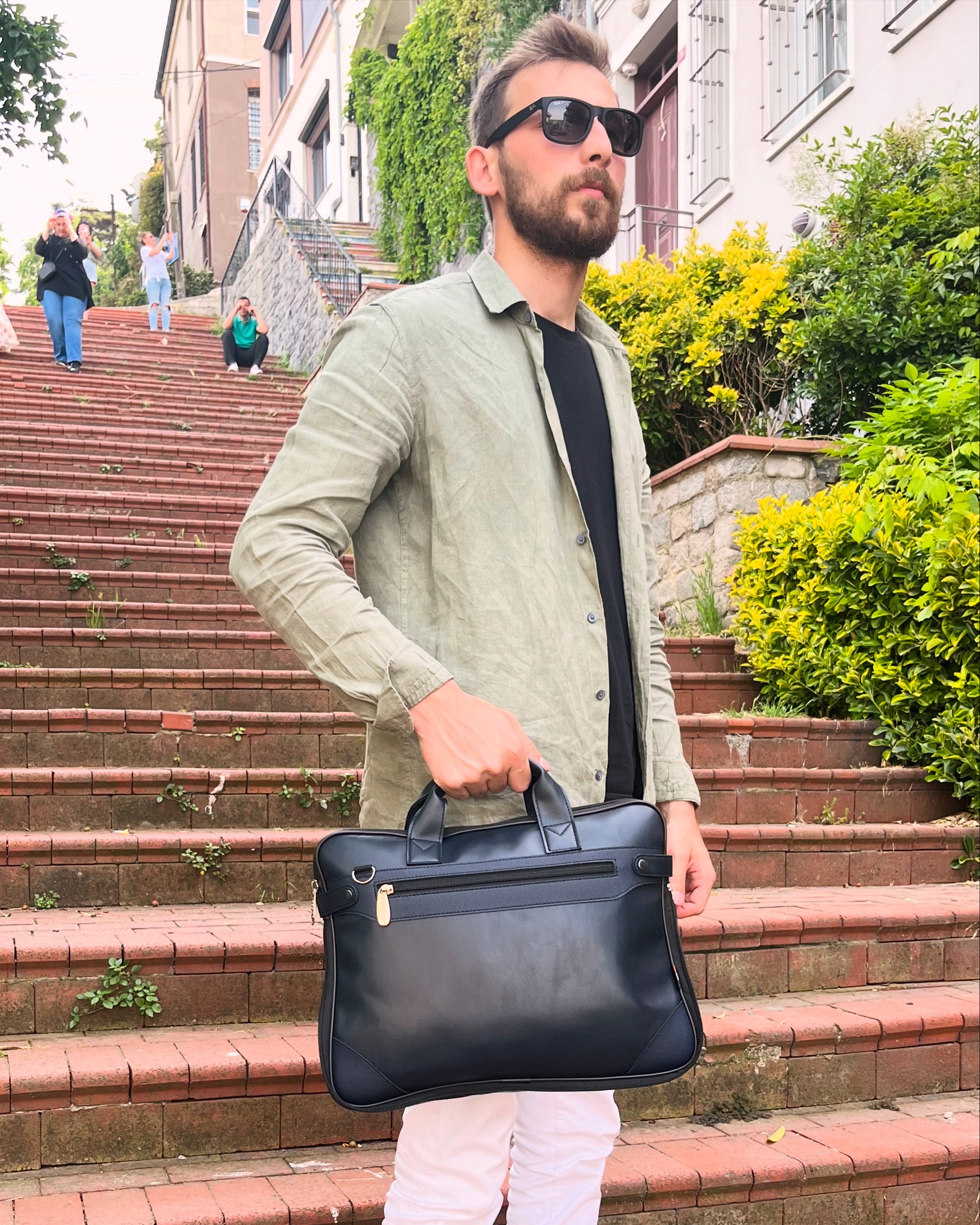 Lacivert Laptop Çanta
